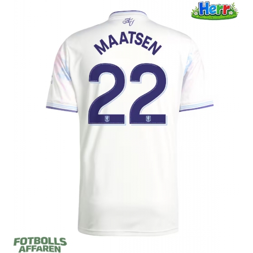 Aston Villa Ian Maatsen #22 Tredje Tröja 2025-26 Kortärmad